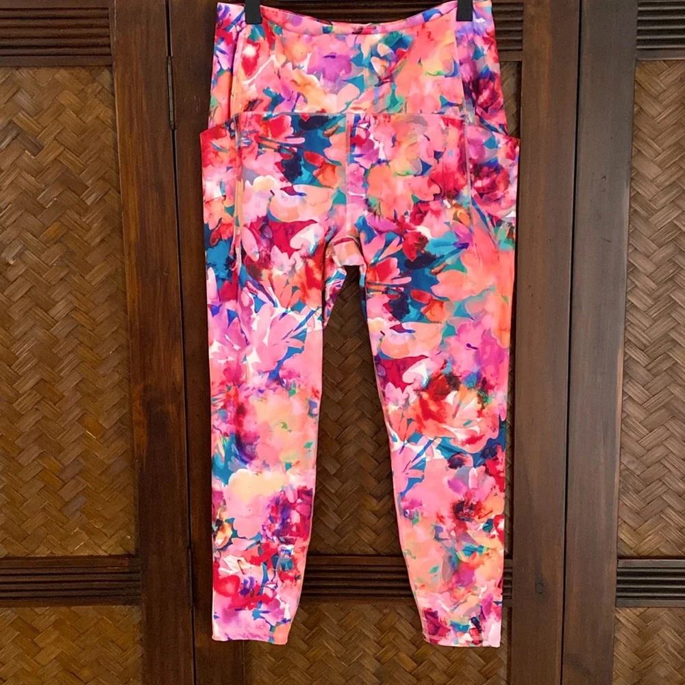 RBX - Watercolor floral print NWOT